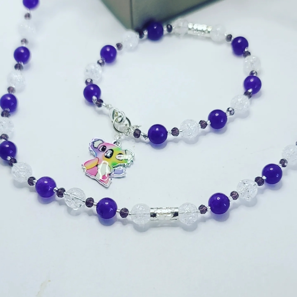 Amethyst quartz set